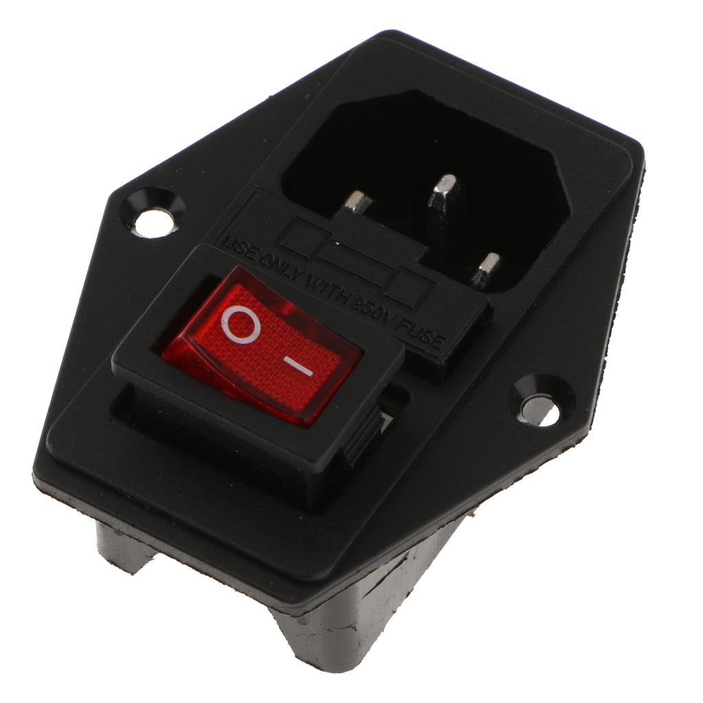 Power Inlet Module IEC320 C14  - Electronics Repair In Usa ulasan dan harga