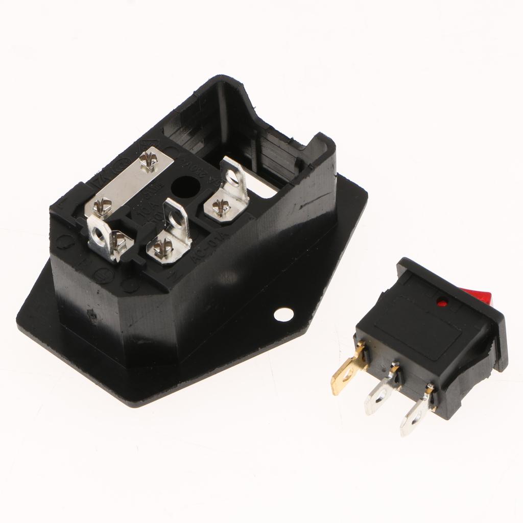 Power Inlet Module IEC320 C14  - Electronics Repair In Usa ulasan dan harga