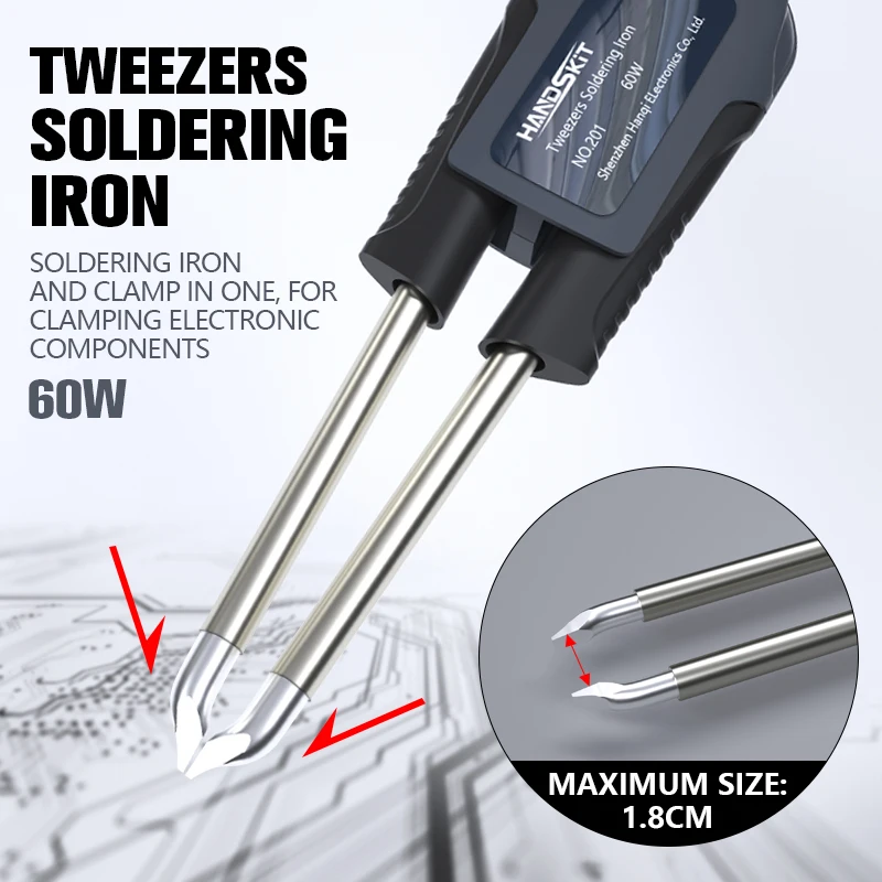 T12 Soldering Station Tweezers - Electronics Repair Tools ulasan dan harga