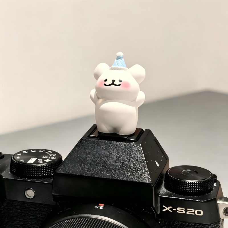 Cute Bear Camera Hot Shoe Cap, - Sony Camera Zv-E10 ulasan dan harga
