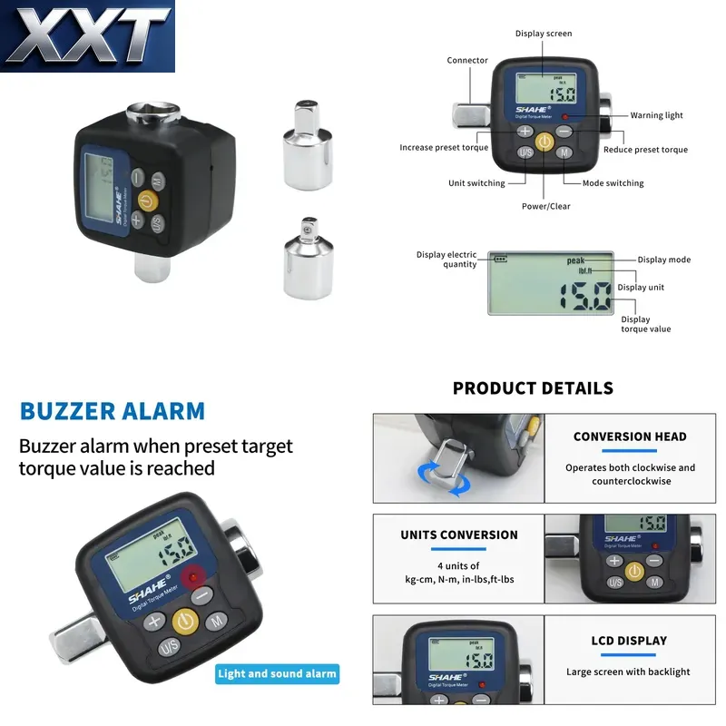 XXT Shahe Digital Torque Wrenc - Electronics Repair Tools ulasan dan harga